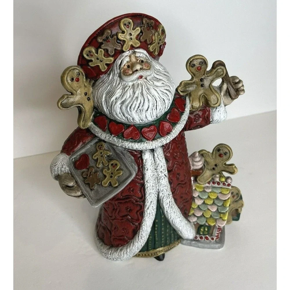Collectors Gingerbread Man Santa 10